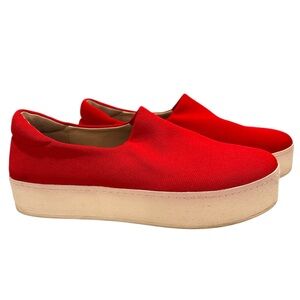 Opening Ceremony Red Platform Slip-Ons Sneaker Sz 41 fits like 9.5 Women’s